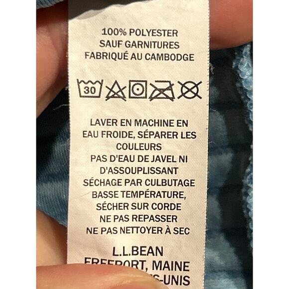 LL Bean Half Button Collar with Pocket Front Pouch - Picture 6 of 6